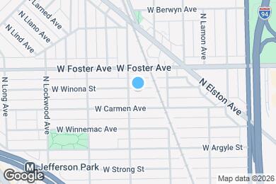 Map image of the property - 5047 W Winona St