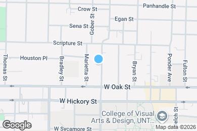 Map image of the property - Franciscan Apartments