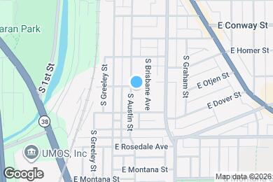 Map image of the property - 2560 S Austin St