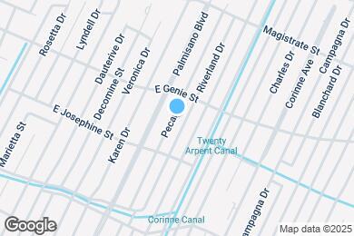 Map image of the property - 3505 Pecan Dr