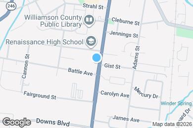 Map image of the property - 1330 Columbia Ave