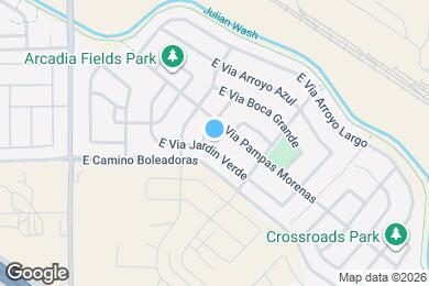 Map image of the property - 6549 E Via Jardin Verde
