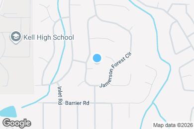 Map image of the property - 1515 Captain Thomas Ct