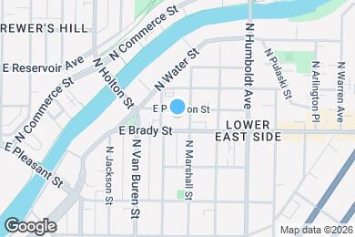 Map image of the property - 821 E Pearson St