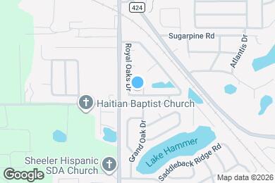 Map image of the property - 1063 Royal Oaks Dr