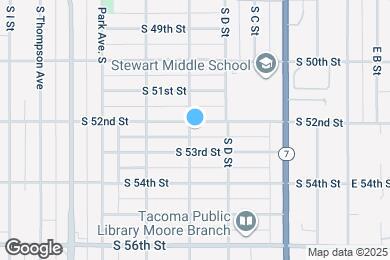 Map image of the property - 430 S 52nd St