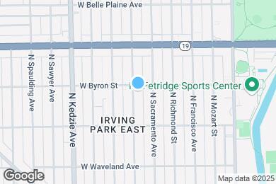 Map image of the property - 3851 N Whipple St