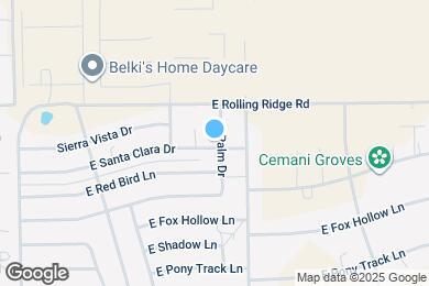 Map image of the property - 35024 N Palm Dr