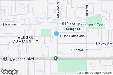 Map image of the property - 1983 E Don Carlos Ave