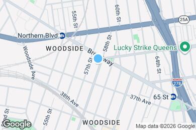 Map image of the property - 34-16 58th St