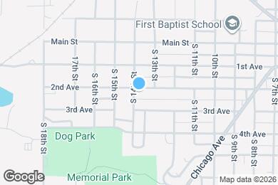 Map image of the property - 301 S 14th St