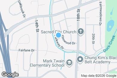 Map image of the property - 1723 Parkway Dr