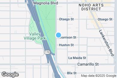 Map image of the property - 4924 Tujunga Ave