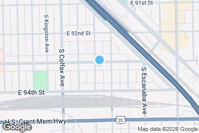 Map image of the property - 2707 E 93rd St