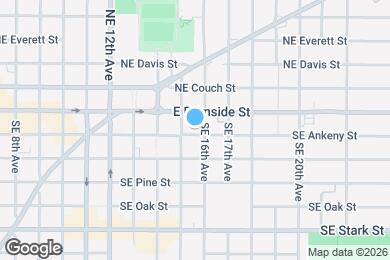 Map image of the property - 1523 SE Ankeny St