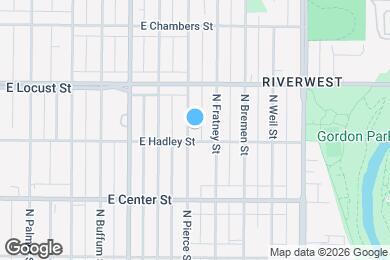 Map image of the property - 2812 N Pierce St