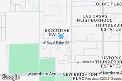 Map image of the property - 6135 W Navajo Dr