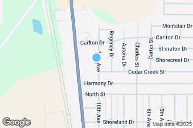 Map image of the property - 3610 10th Ave