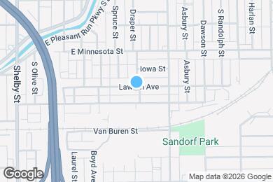 Map image of the property - 1557 Lawton Ave