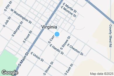 Map image of the property - 252 S Cass St