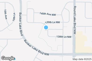 Map image of the property - 13892 Woodbine St NW