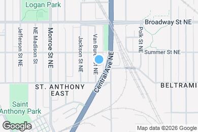 Map image of the property - Solstice Apartments
