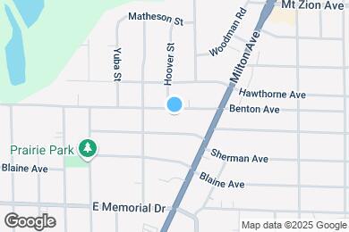 Map image of the property - 934 Benton Ave