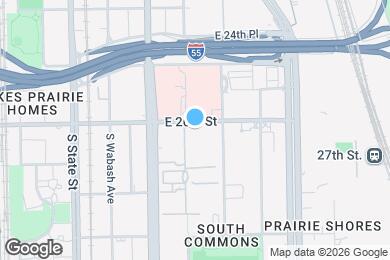 Map image of the property - 2605 S Indiana Ave
