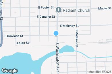 Map image of the property - 702 S Washington Ave