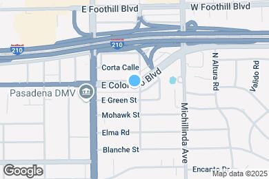 Map image of the property - 3768 E Colorado Blvd