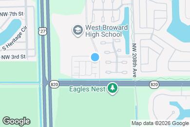 Map image of the property - 20914 NW 1st Dr