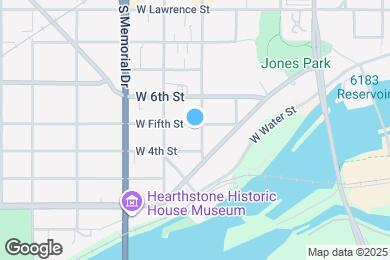 Map image of the property - 601 S Walnut St