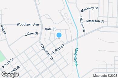 Map image of the property - 1116 E 10th St