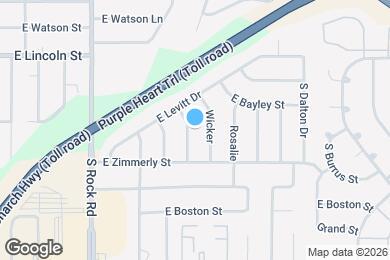 Map image of the property - 1018 S Blackwill St