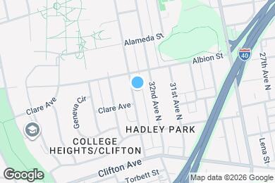 Map image of the property - 932 33rd Ave N