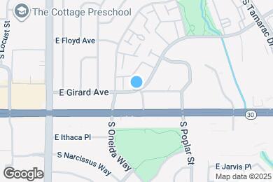 Map image of the property - 6930 E Girard Ave