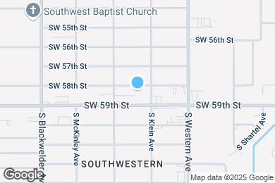 Map image of the property - 1016 SW 58th St