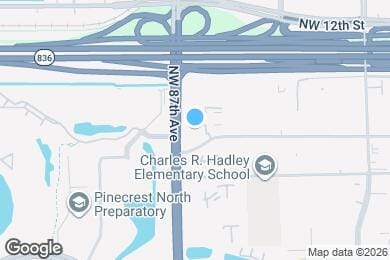 Map image of the property - 8635 NW 8th St