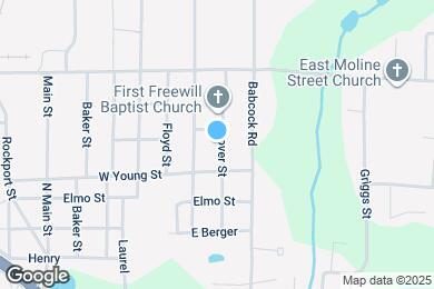 Map image of the property - 630 Hoover St