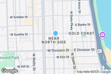 Map image of the property - 1255 N Sandburg Terrace
