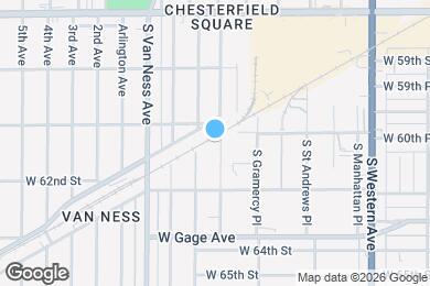 Map image of the property - 6015 S Wilton Pl