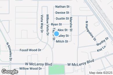 Map image of the property - 537 Bailey St