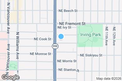 Map image of the property - 437 NE Fargo St