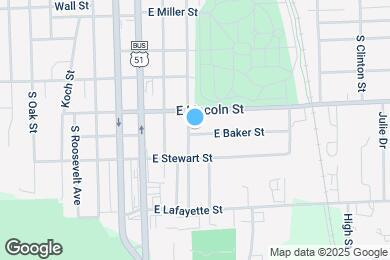 Map image of the property - 1308 Wright St