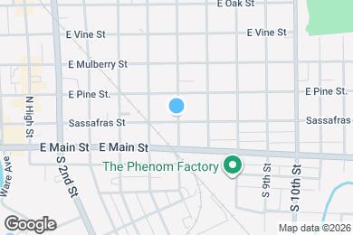 Map image of the property - 100 N 6th St