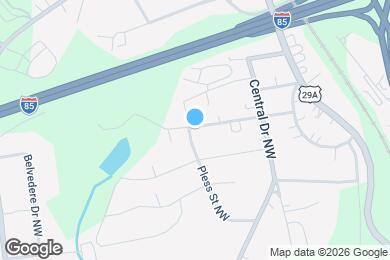 Map image of the property - 1254 Pless St NW