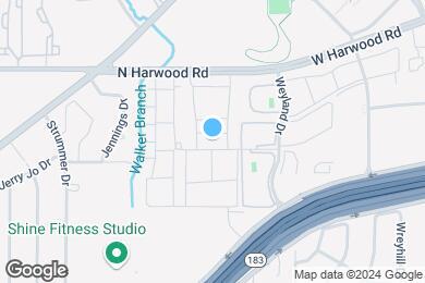 Map image of the property - 8500 Harwood