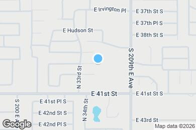Map image of the property - 3521 E Fairmont St