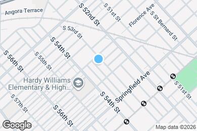 Map image of the property - 1119 S Peach St