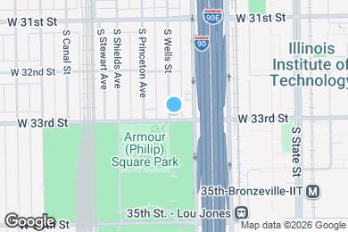 Map image of the property - 220 W 33rd St